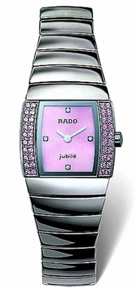 Pink Rado R13582922 Mens Stainless Steel Watch