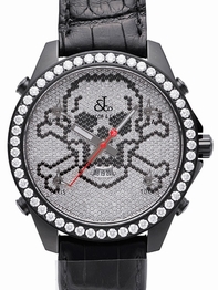 Diamond Jacob & Co. JC-SKULLBCD Mens Stainless Steel Watch