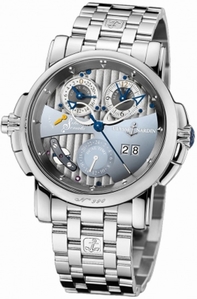 Ulysse Nardin Mens Stainless Steel Watch 670-85-8