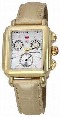 Michele MWW06A000392 Quartz Gold-Tone Stainless Steel Watch