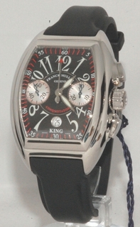 Black Franck Muller 8005 CC KING Mens Stainless Steel Watch