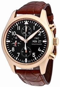 Mens IWC Classic Pilot IW371713 18k Rose Gold Watch