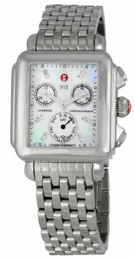 Womens Michele Deco MWW06P000014 Stainless Steel Watch