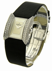 Silver Corum 137-641-69-OF41 Womens White Gold Watch