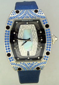 Womens Richard Mille RM 006 RM007 Stainless Steel Set With Diamonds Watch