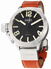 Black U-Boat 45-AS-1-A Mens Rose Gold Watch