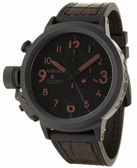 U-Boat Mens Ceramic Watch 50-CA-CERAMIC-BK-BR