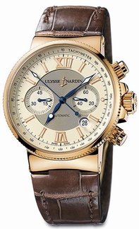 Automatic Ulysse Nardin 266-66-3/625 Mens Beige Watches