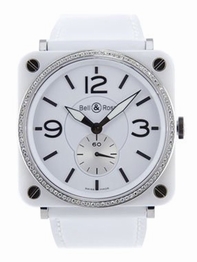 Bell Ross Vintage WHITE-DIAMOND White Dial Watch