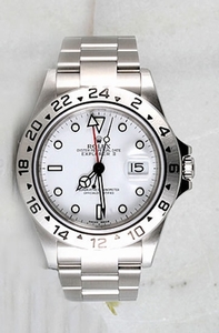 Rolex Mens Stainless Steel Engraved  Watch 16570