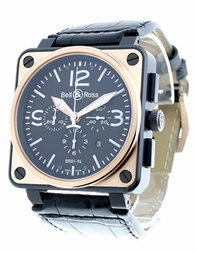 Bell Ross BR01 BR01-94-BICOLOR Black Dial Watch