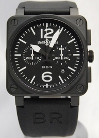 Automatic Bell Ross BR03-94-CA Mens Black Watches