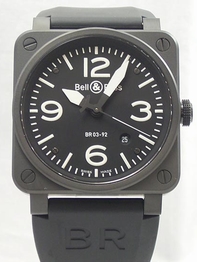 Mens Bell Ross BR03 BR03-92-CA Stainless Steel Watch