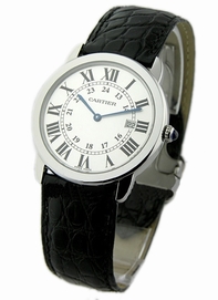 Mens Cartier Ronde Solo W6700255 Stainless Steel Watch