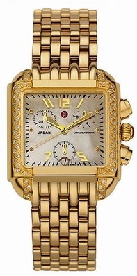 Michele Urban 02h000016 Gold-tone Steel Case Swiss Watch