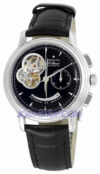 Mens Zenith Chronomaster Open 03.0240.4021/21.C495 Stainless Steel Watch