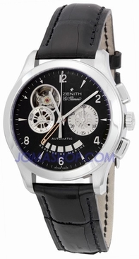 Black Zenith 03.0510.4021.21.C492 Mens Stainless Steel Watch