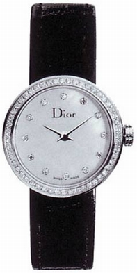 White Christian Dior 041111A001 Womens Stainless Steel Watch