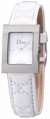 White Christian Dior 052110A063 Womens Stainless Steel Watch