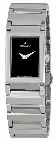 Movado Steel Ladies 0604683 Tungsten Case Swiss Watch