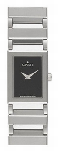 Movado Steel Ladies 0604683 Grey Dial Watch