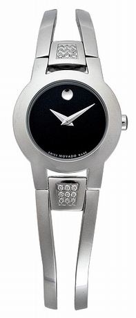 Womens Movado Amorosa 0604982 Stainless Steel Watch