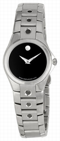 Movado Steel Ladies 0605251 Stainless Steel Case Swiss Watch