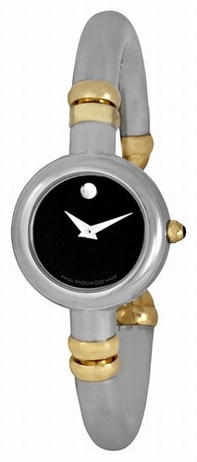 Movado Steel Ladies 0605304 Stainless Steel Case Swiss Watch