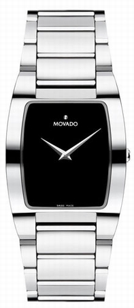 Movado Fiero 0605621 Tungsten Case Swiss Watch