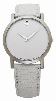 Quartz Movado 0605650 Mens White Watches