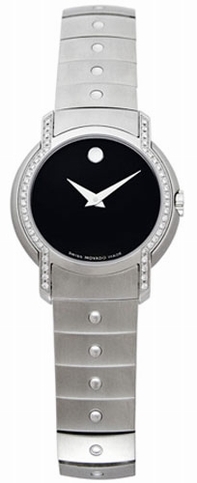 Quartz Movado 0605705 Womens Black Watches