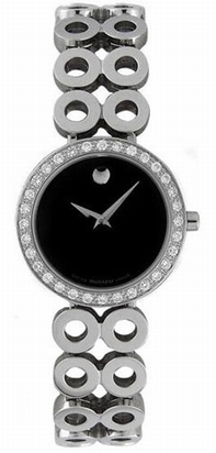 Quartz Movado 0605826 Womens Black Watches