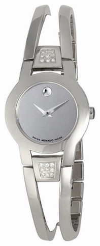 Womens Movado Amorosa 0605895 Stainless Steel Watch