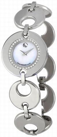 White Movado 0605919 Womens Stainless Steel Watch