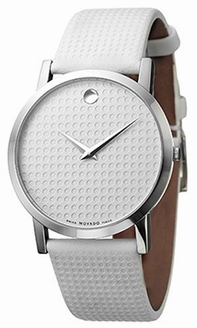 White Movado 0606019 Womens Stainless Steel Watch