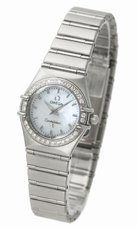 White conch dials Omega 1466.71.00 Womens Stainless Steel Watch