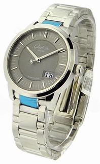 Grey Glashutte 100-03-04-02-14 Mens Stainless Steel Watch