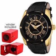 Swiss Legend Mens Leather Watch 10005A-YG-01-BB-W