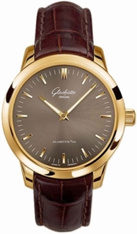 Mens Glashutte Senator 100-08-02-01-04 Yellow Gold Watch