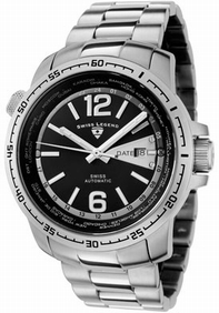 Swiss Legend World Timer 10013A-11 Black Dial Watch