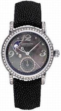 Montblanc Star Steel Jewellery 101627 Steel set with Diamonds Case Swiss Watch