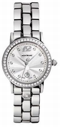 Montblanc Star Steel Jewellery 101628 Beige Diamond Dial Watch