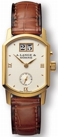 A Lange Sohne Arkade 103.021 Yellow Gold Case Swiss Watch