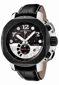 Swiss Legend Mens Leather Watch 10538-01-BB-SP