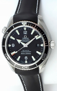 Black Omega 2901.50.81 Mens Stainless Steel Watch