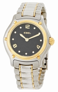 Black Ebel 1087221-15865P Womens Yellow Gold Watch