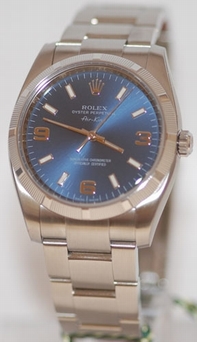 Rolex 114210SABLSO 34 mm 100 meters/ 330 feet Water Resistant Watch