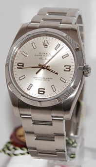 Mens Rolex Air King 114210SASO Stainless Steel Watch