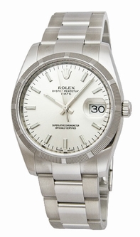 Rolex Oyster Perpetual 115210SSO Silver Dial Watch