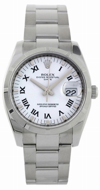 Rolex Oyster Perpetual 115210WRO White Dial Watch